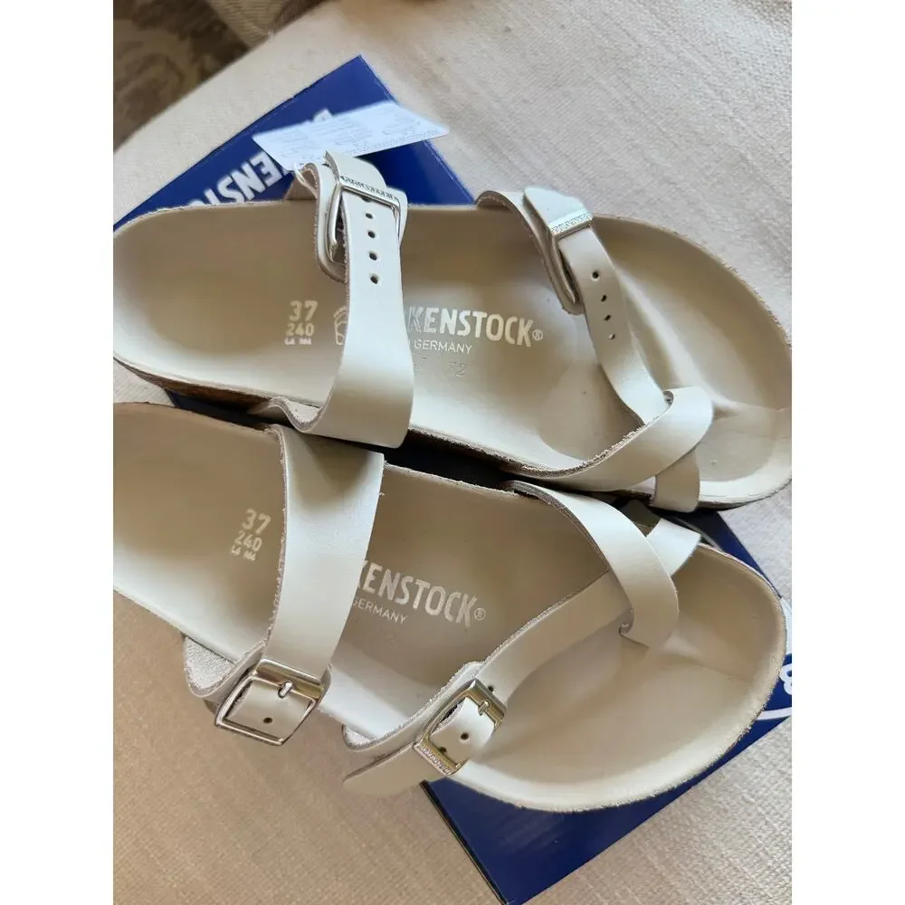[NWT] Birkenstock Mayari Oyster Sandals US6.5/EU37
